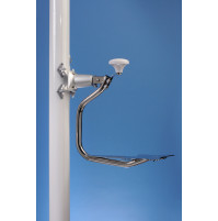 Mast mounted – for 2kW / 4kW Raymarine, Garmin and Navico BR24 / 3G / 4G radomes - SELF LEVELLING RADAR MOUNT – MAST - LMM-1  - Scanstrut 